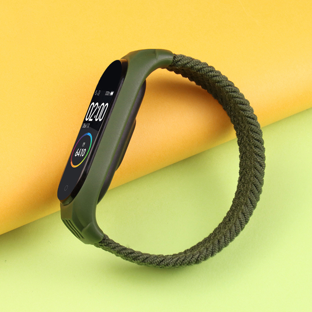 حزام من القطن المرن لـ Xiaomi Mi Band 6 5 4 ، حزام من القطن المرن لـ Mi band 3 و Xiaomi Amazfit band 5 و Mi Band 6 Sport