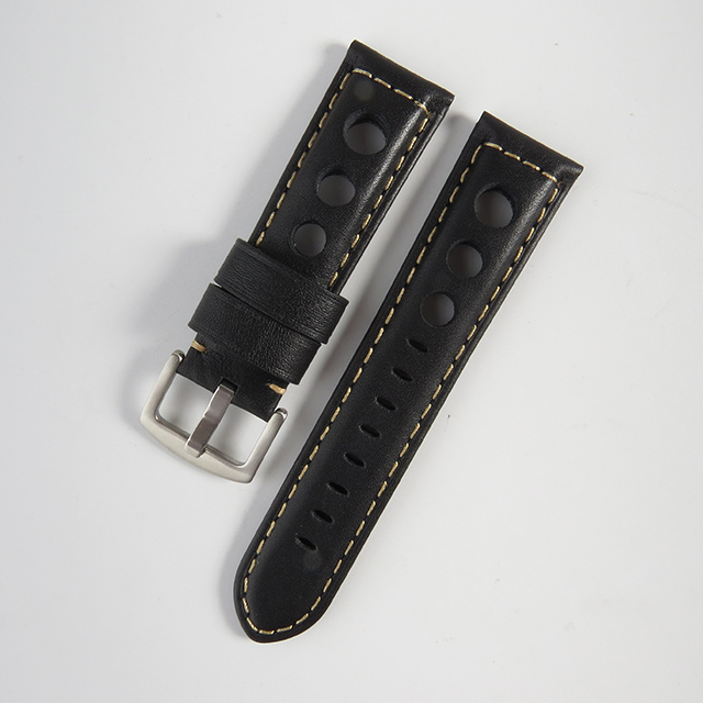 Retro Watch Strap 20mm 22mm 24mm Genuine Leather Watches Men Women Wristwatch Accessories Correa Samsung Galaxy Active 2