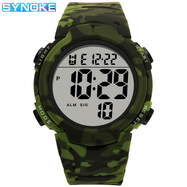 Men Alloy Watch New Digital Watch Erkek Kol Saati Waterproof Silicone Wrist Watch Dropship