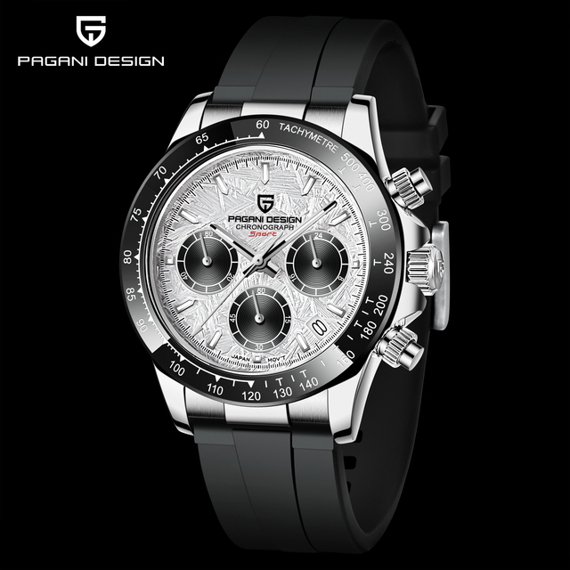 Pagani Design Chronograph Watches Men Japan VK63 Movement Sapphire Crystal Mirror Swimming Diving Sport 2021 New Wristwatch PD1644