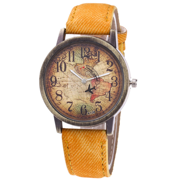 Quartz watch for women and men fashion round dial leather strap wristwatch women business men watches