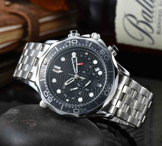 Fashion Luxury Casual Stainless Steel High Quality Sport Dial Man Quartz Watch Wristwatch for Men Relogio