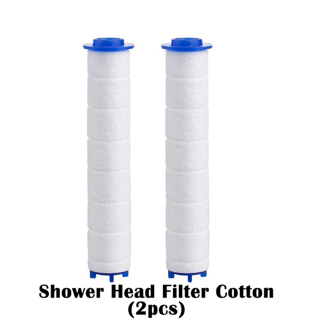 8pcs head shower filter cotton set used for cleaning and filtering shower head