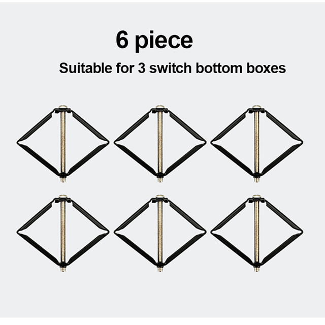 1 set(10pcs) wall fitting box repair tool secret stash switch mount cassette repairman support electric rod accessories