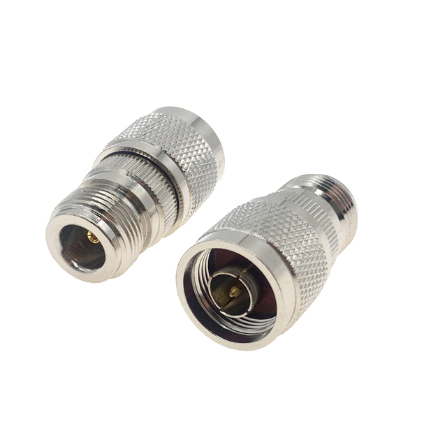 1pc N Type Female o N Female Jack Straight N Type Adapter RF Coaxial Connector Copper Nickel Plated Plug Jack