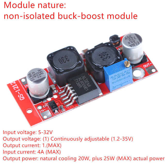 0-3A DC-DC Step Up Power Module XL6019 0-4A XL6009 Boost Volt Converter 3.3V-35V to 5V 6V 9V 12V 24V