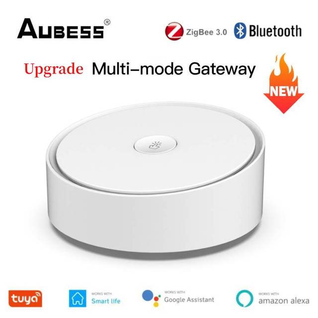 Tuya ZigBee Smart Gateway Multi-mode Bluetooth Network Hub Smart Home Smart Life App Voice Control Work with Alexa Google Home