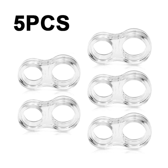 5pcs Door Plug Transparent Door Handle Bumper Protection Wall Silicone Door Handle Bumper Wall And Furniture Protector