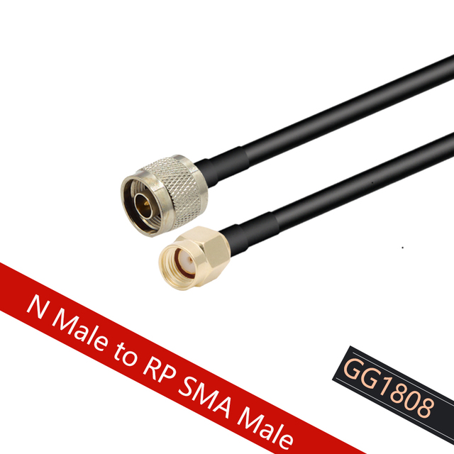 N Male to SMA Male Plug Connector 50ohm LMR240 Cable 50-4 Coaxial Pigtail Jumper 4G 5G LTE Extension Cord RF Adapter Cables