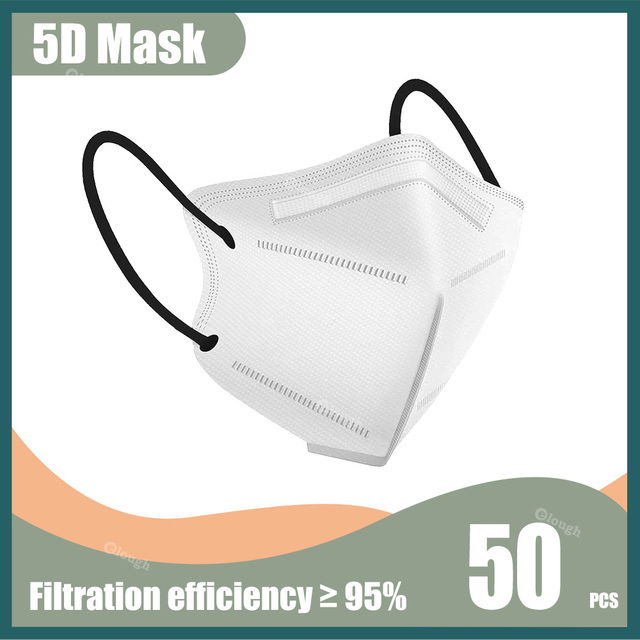 Mascarillas FFP2 Adult KN95 Face Masks Mascara FFP2 Respirator FPP2 Masks 5 Layer ffp2fan Approved FFP Certificate FFP 2 Mascara 10 to 100pcs