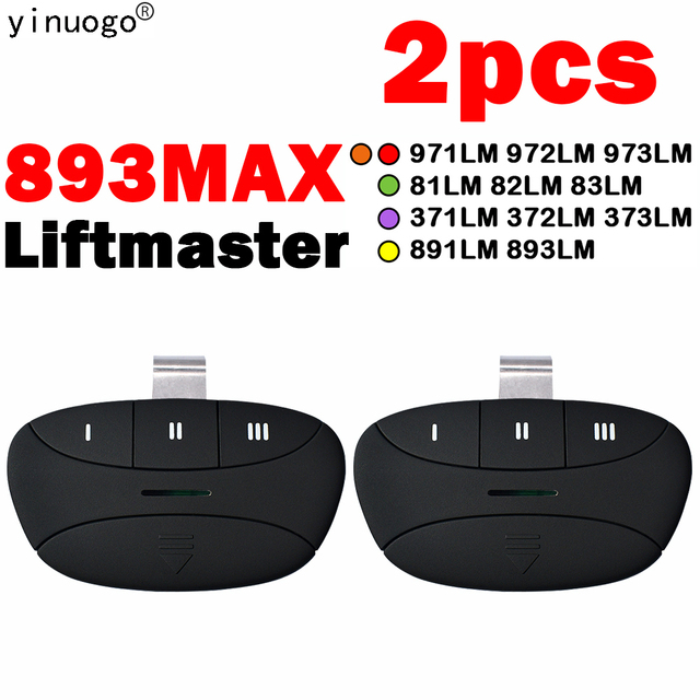 أحدث 893MAX Liftmaster باب مرآب بميزة التحكم عن بعد فتحت ل 371LM 372LM 373LM 971LM 937LM 81LM 83LM 891LM 893LM 953EV 953ESTD