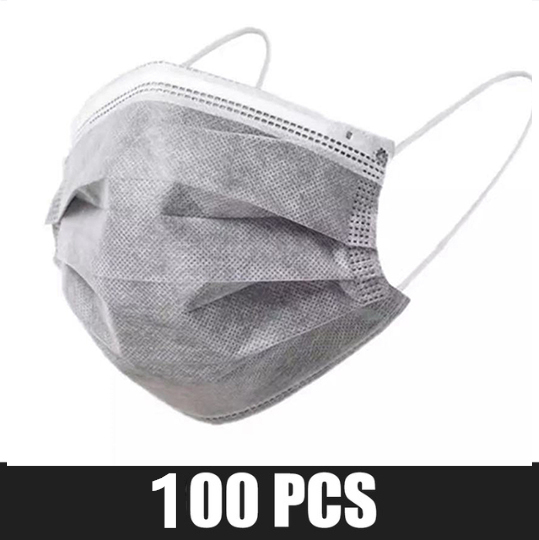 Disposable protective mask 3 ply non woven fabric dust cloth