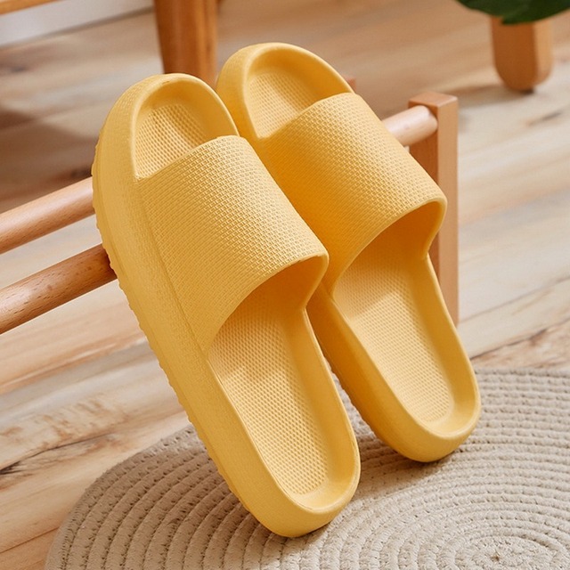 Female Home Slippers Summer Women Thick Platform Slides Women's Sandals Flip Flops Beach Sandal Mule Anti-slip Slippers for Men