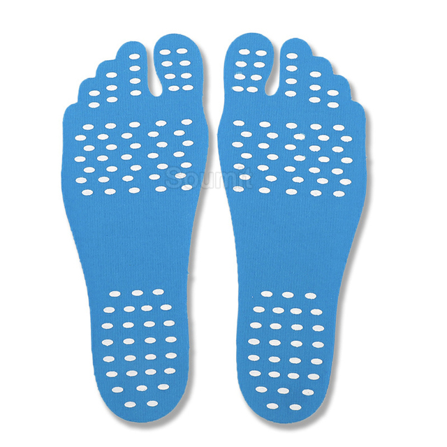 Invisible Insole Self-adhesive Anti-Slip Beach Shoe For Men Women Outdoor Shoe Insole Waterproof Barefoot