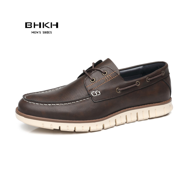 BHKH New Mens Loafers Shoes Spring/Summer Fashion Men Casual Shoes Comfortable Smart Work Casual Office Men Shoes