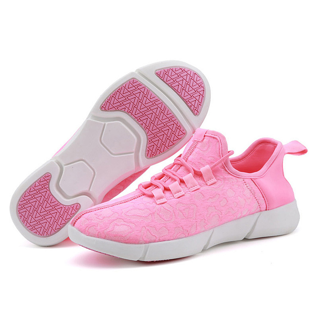 rayize women sneakers LED fiber optic shoes girls shoes women light up glowing shoes usb rechargeable wedding party shoes