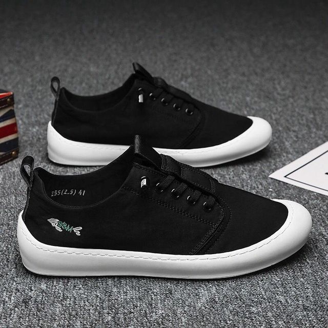 Men's shoes 2021 summer new casual shoes comfortable breathable fashion canvas shoes men's small white shoes soft sole casual shoes