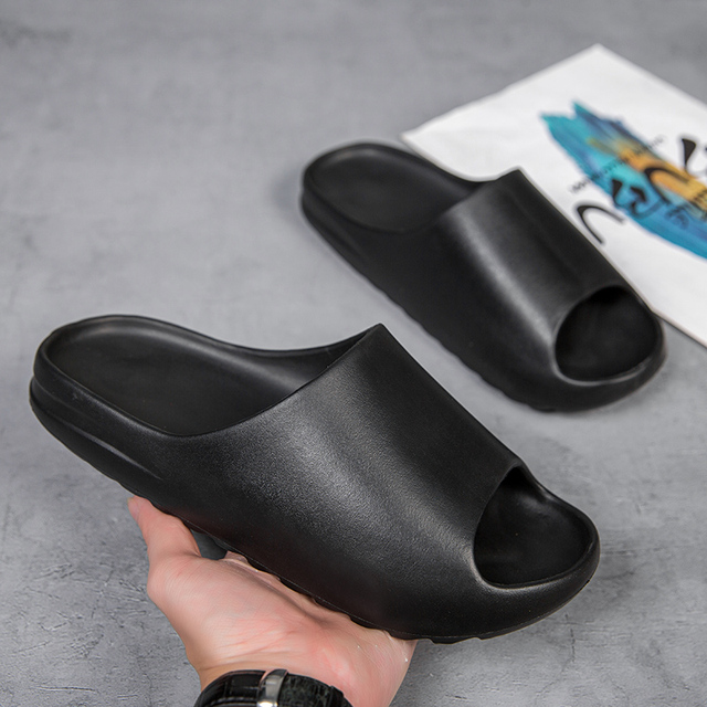 Home Slippers Men Women 2022 Soft Women's Slides Summer Beach Men Toe Slippers Ourdoor Ladies Slipper Platform Mules Shoes Flats