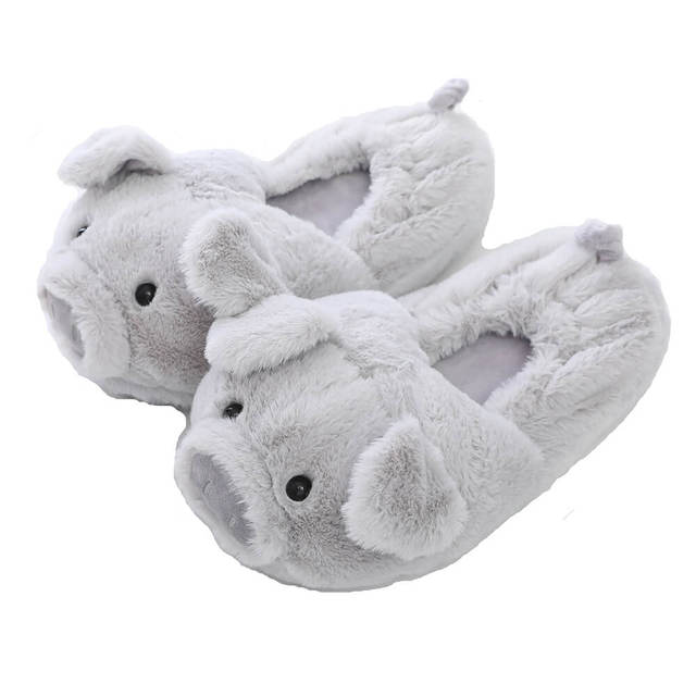 Women lovely flip flop cute pig girls hape home floor soft stripe slippers women's shoes winter spring warm shoes chaussure femme