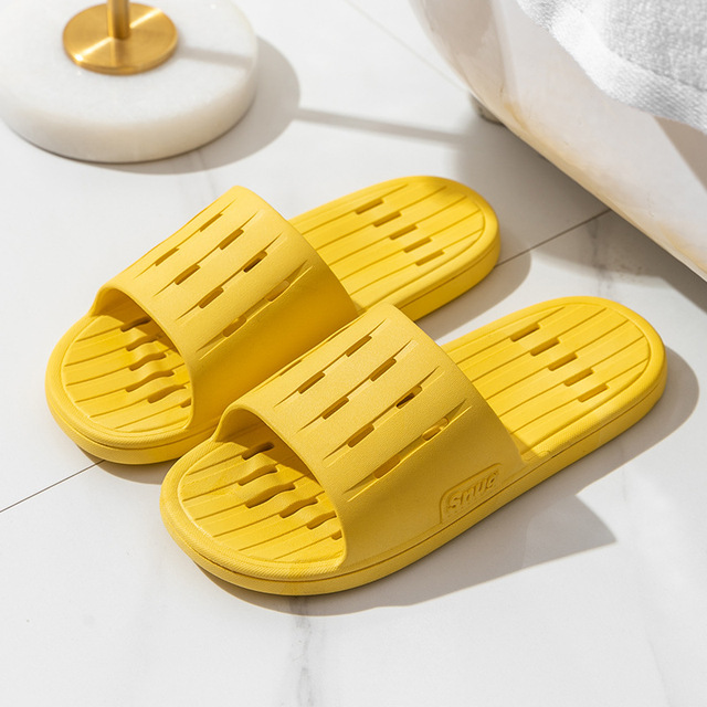 Bathroom Leakage Slippers Women Summer Indoor Bath Non-slip Quick-drying Shoes Couples Home Wear-resistant Sandals Slippers