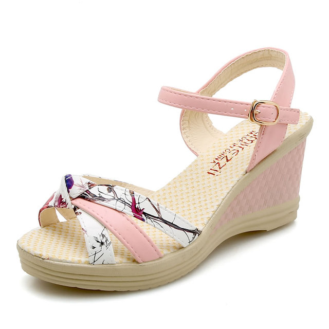 New shoes women sandals summer wedge sandals 2022 women shoes bohemian fashion classic buckle non-slip sandals women shoes