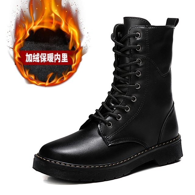 Ankle Boots Men 2020 Spring And Autumn Fashion Casual Shoes Male Punk Style Shoe Men Lace-up Casual Sneakers Motorcycle Unisex