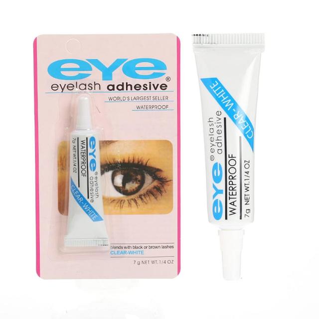 False Eyelashes Glue Clear White/Dark Black Waterproof Eye Lash Glue False Eyelashes Makeup Adhesive Cosmetic Tools TSLM2