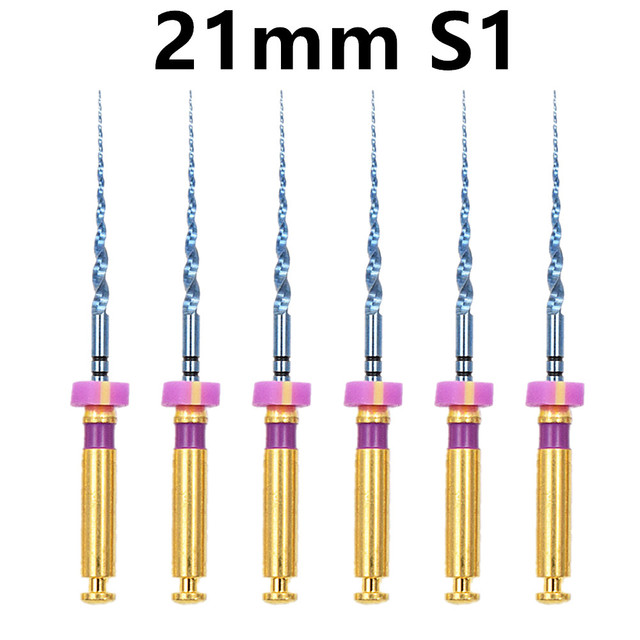 Dental Heat Activated Files Blue Endo Files Drive Use Rotary Files SX-F3 25mm For Root Canal Treatment