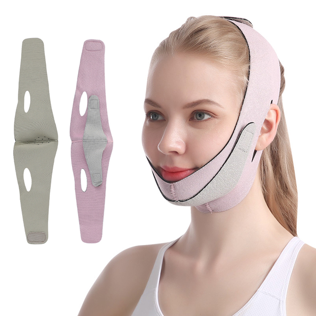 Elastic Bandage Face Slimming Corset Face Lift Relieve Double Chin Cheek Pressure Facial Massage Belt Tools