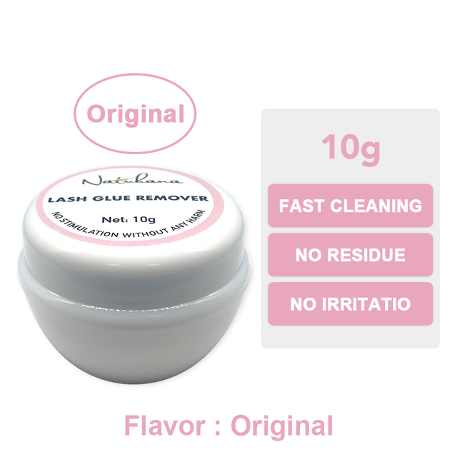 NATUHANA Glue Cream Remover Quick Clean Non-irritating Grafting Eyelashes Extension Adhesive Gel Remover for Makeup Tools