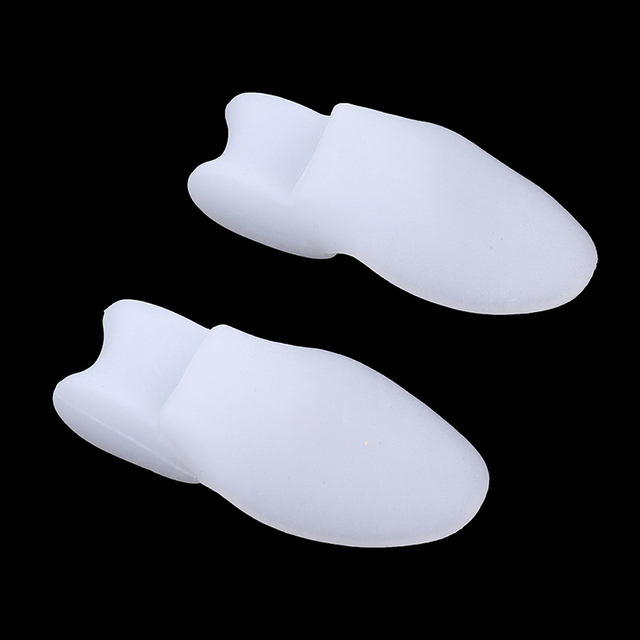 1 Pair Silicone Gel Thumb Bunion Corrector Little Toe Protector Separator Hallux Valgus Finger Straightener Foot Care Relief Pads