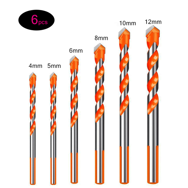 3-12mm high quality professional multifunctional drill bit sets for ceramic tile, concrete, wall, metal and wood drilling