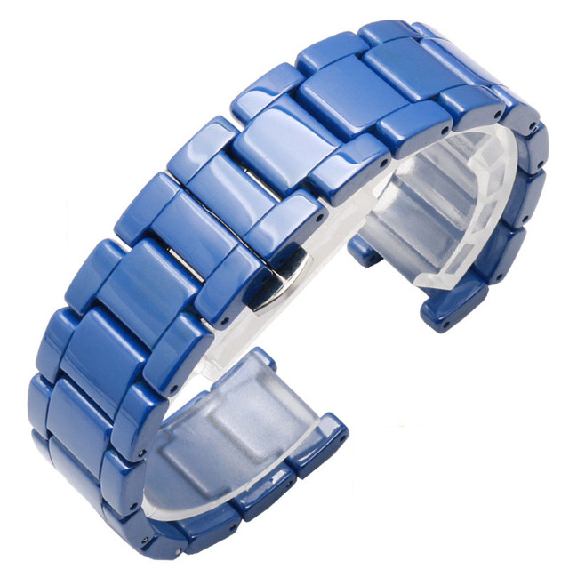 High quality ceramic bracelet for GC watches, ceramic serrated bracelet, fashion