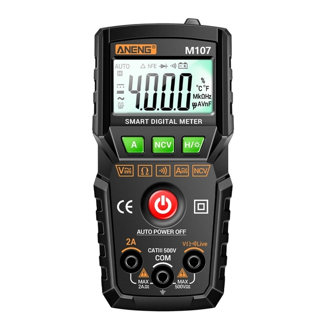 Digital Multimeter Dropshipping Multimeter 4000 Voltmeter Ohmmeter Voltage Current Measurement Auto Off Resistance