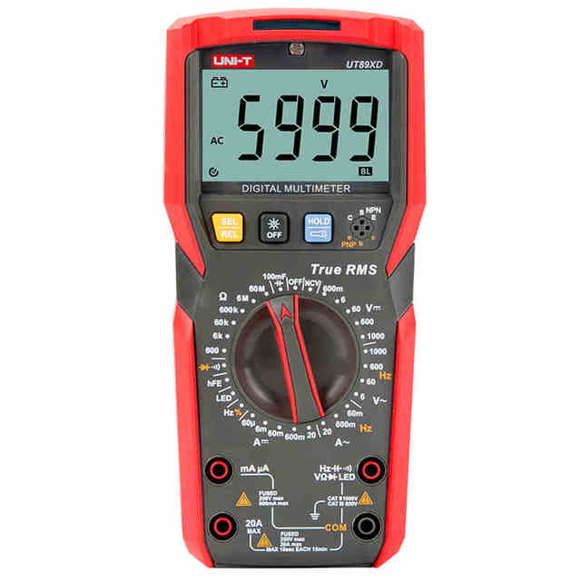 UNI-T UT89X UT89XD المهنية الرقمية المتعدد صحيح RMS NCV 20A التيار المتناوب تيار مستمر الفولتميتر السعة جهاز اختبار المقاومة