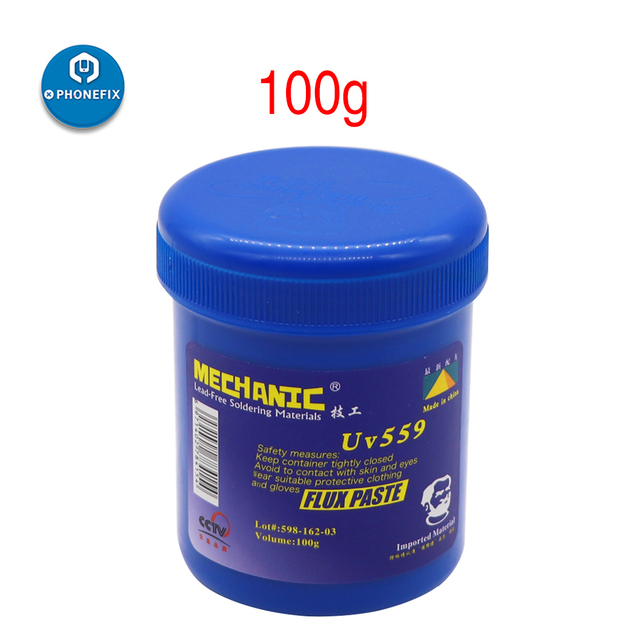 ميكانيكي UV223 UV559 خالية من الرصاص لحام لصق تدفق 10CC/100G لا نظيفة تدفق لحام ل SMD PCB بغا إعادة العمل لحام إصلاح