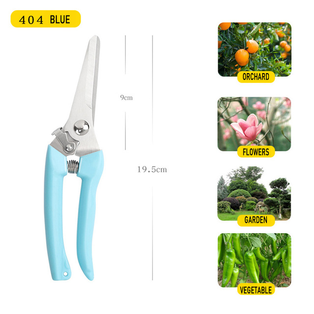 Durable Garden Pruning Shears Fruit Collection Shear Fruit Branch Shears Orchard Hand Tools Bonsai Sharp Shears Gardening Shears