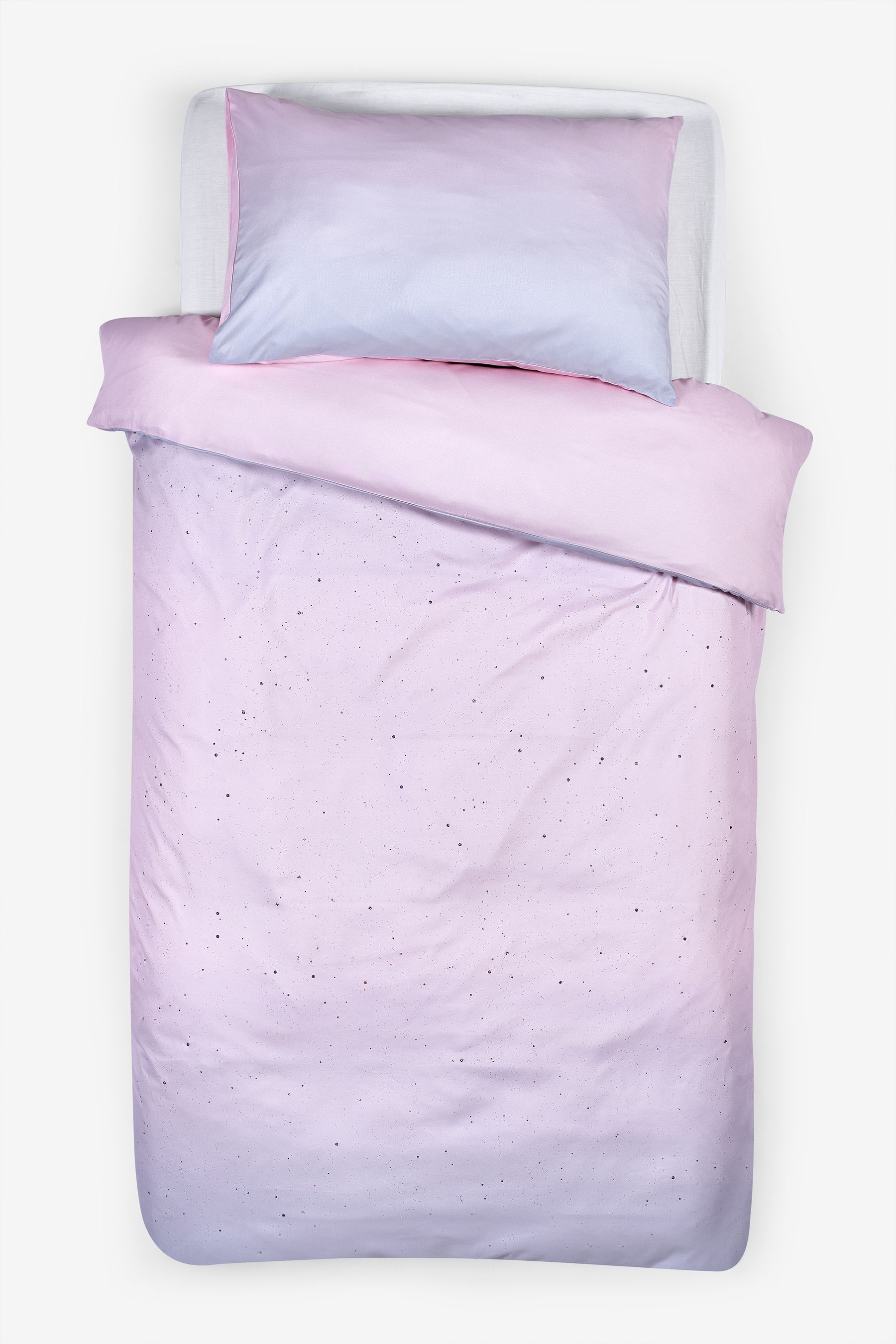 Magical Ombre Glitter Duvet Cover And Pillowcase Set