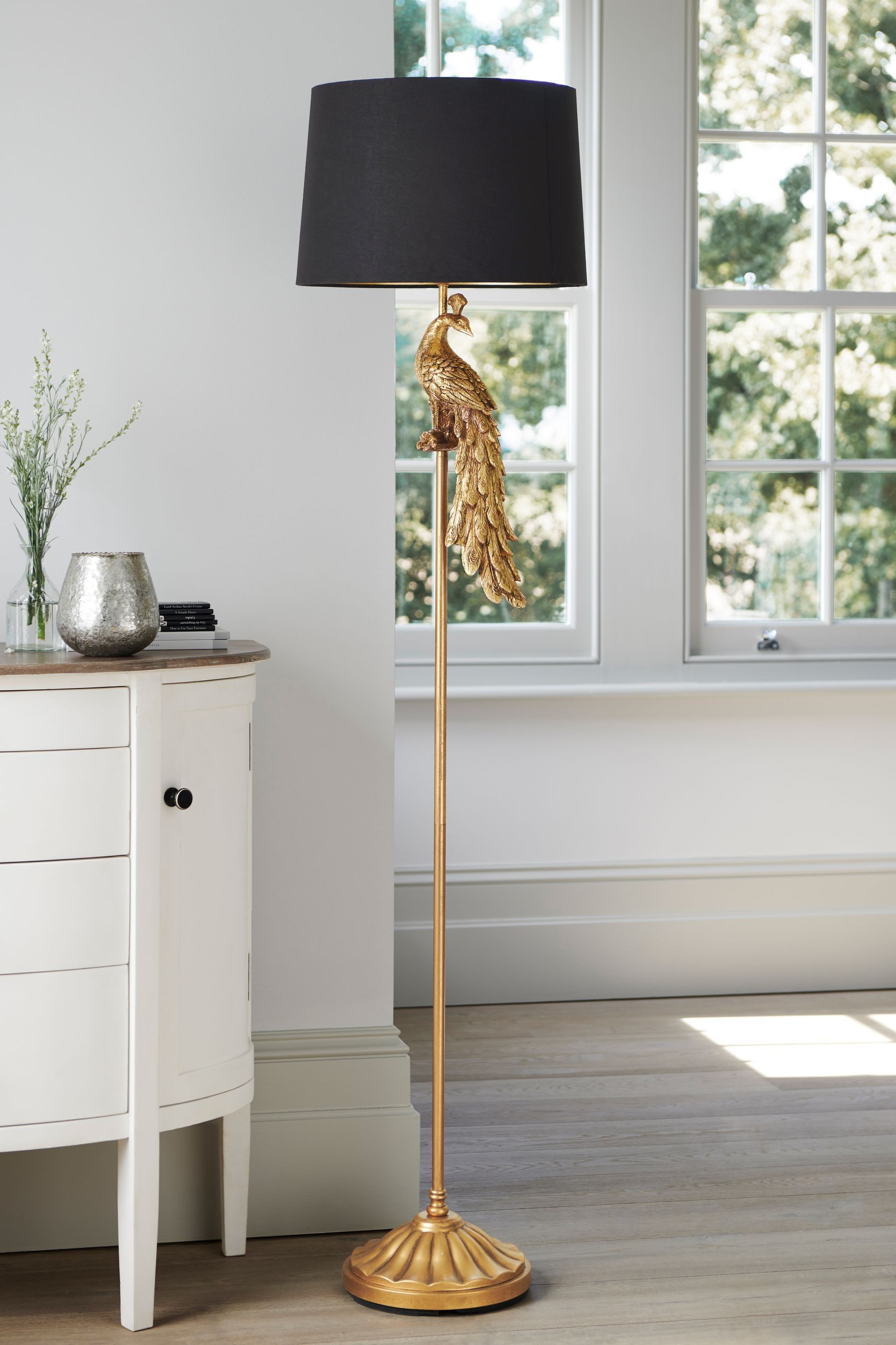 Peacock Floor Lamp