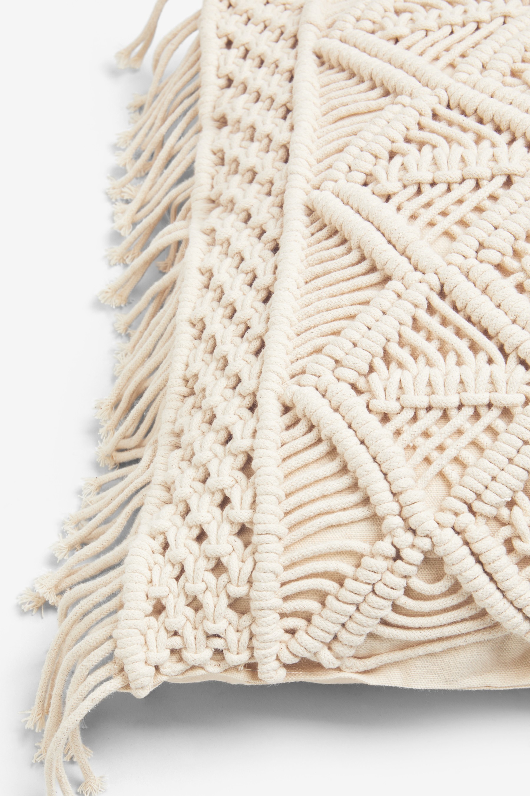 Macramé Tassel Cushion