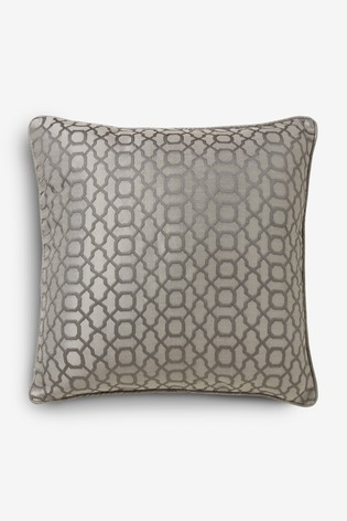 Woven Geo Jacquard Cushion