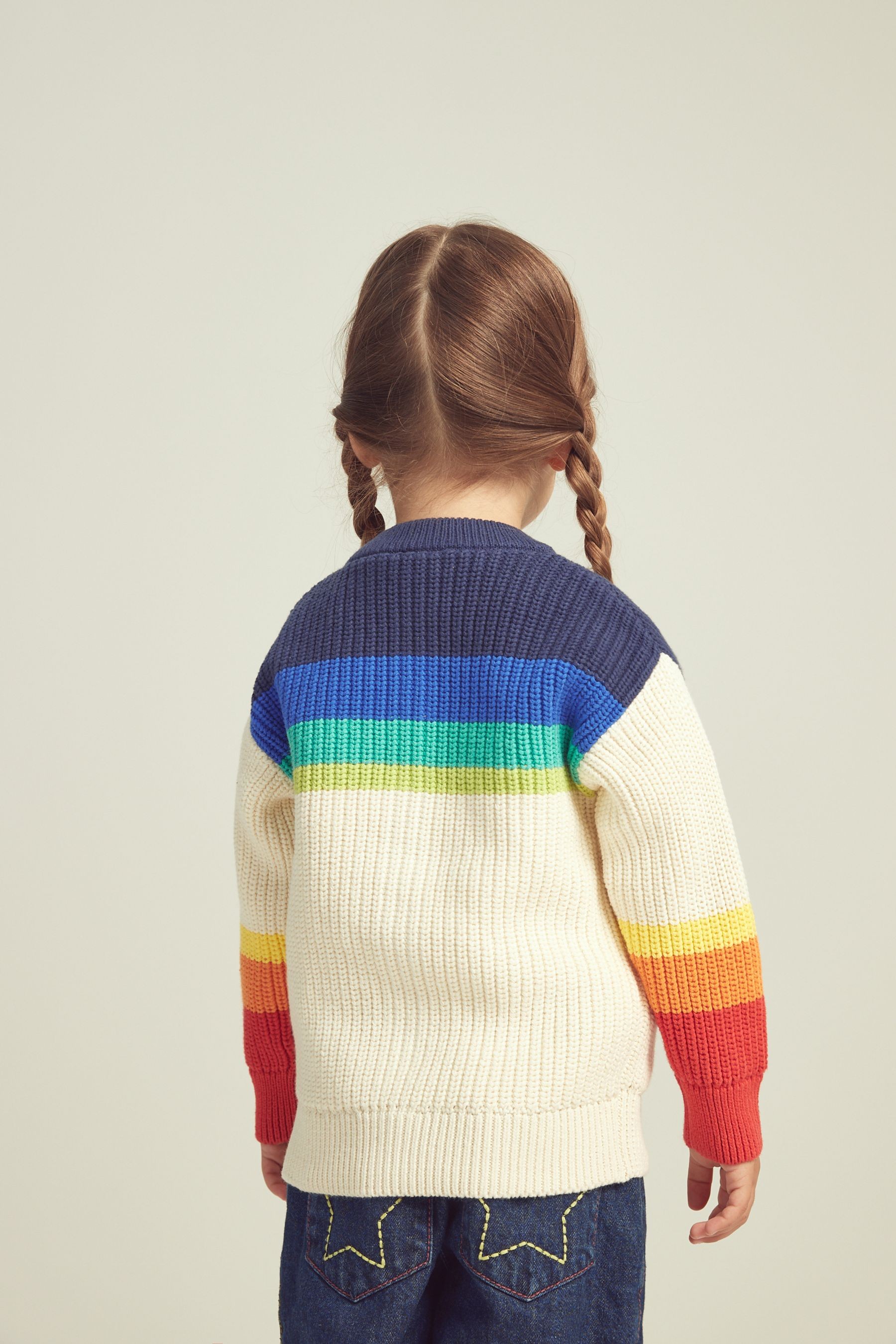 Little Bird Rainbow Knitted Cardigan