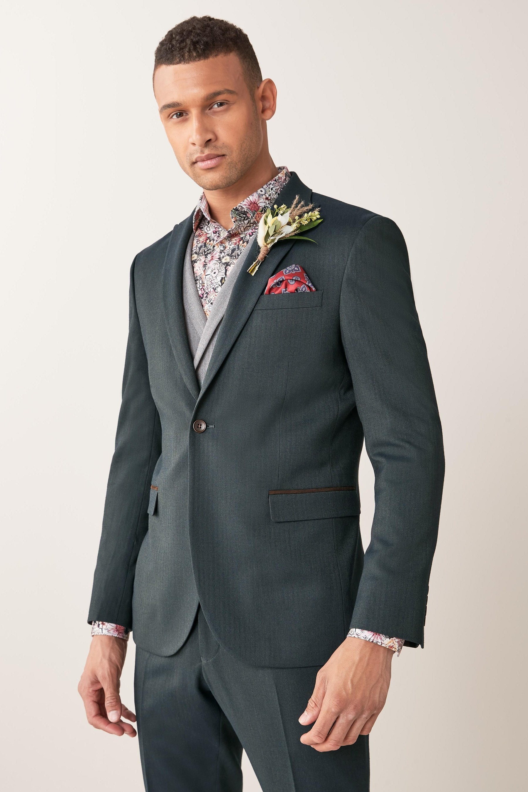 Herringbone Suit: Jacket