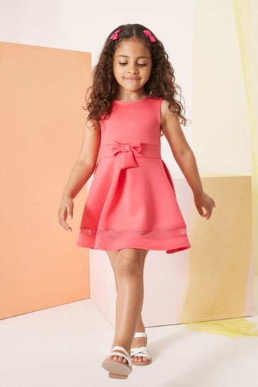 Lipsy Mini Scuba Bow Dress