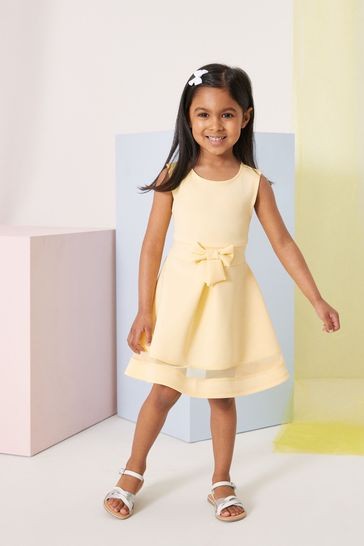 Lipsy Mini Scuba Bow Dress