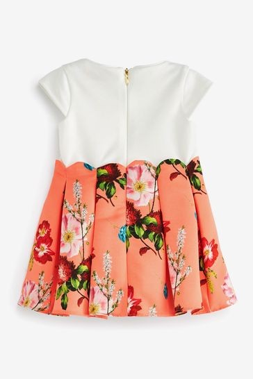 Baker by Ted Baker White Floral Dress