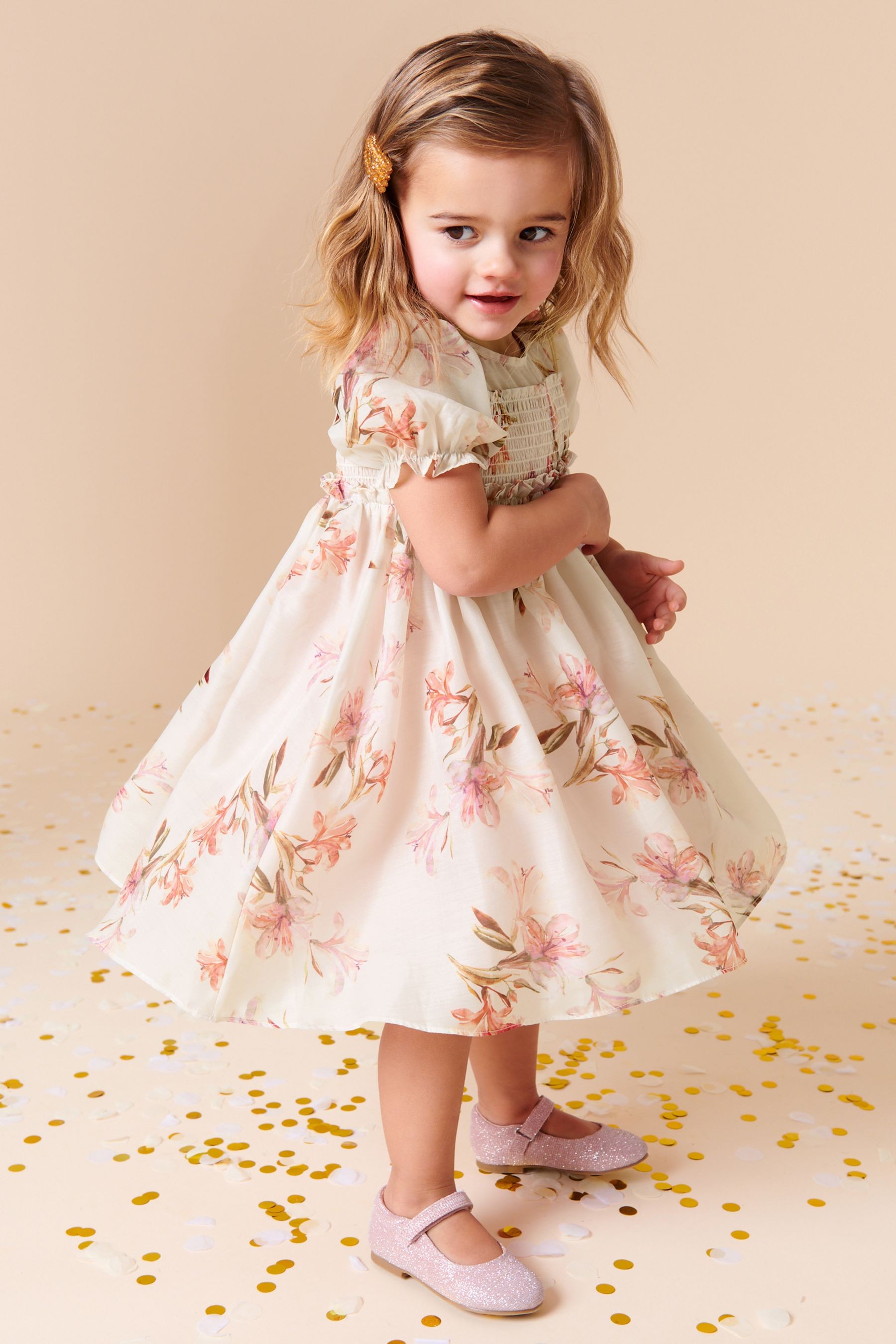 Shirred Organza Dress (3mths-10yrs)