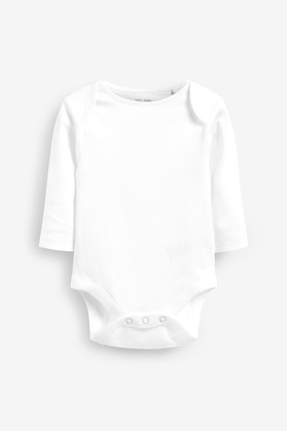 Baby 10 Pack Essential Long Sleeve Bodysuits (0mths-3yrs)