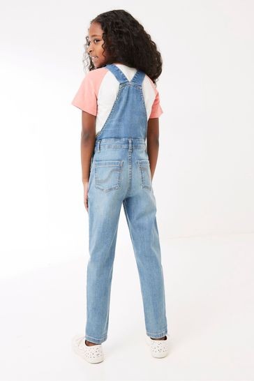 FatFace Blue Skinny Dungarees