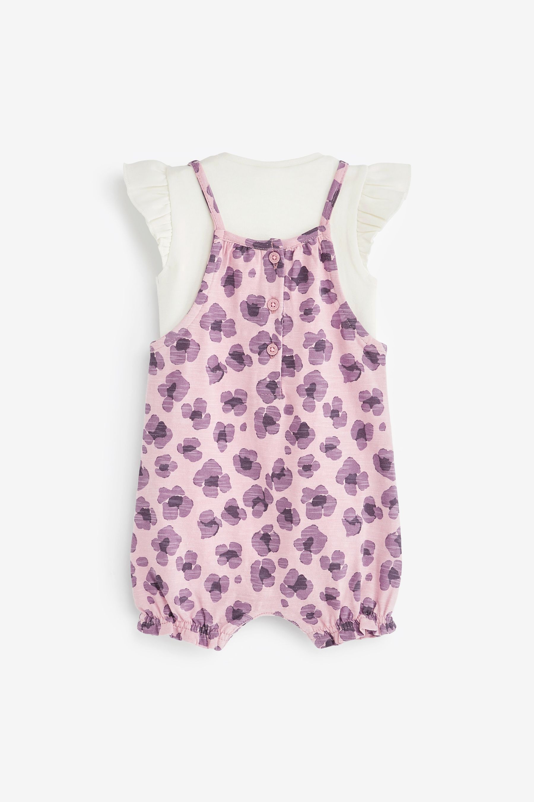 Baby 2 Piece Dungarees And Bodysuit Set (0mths-2yrs)